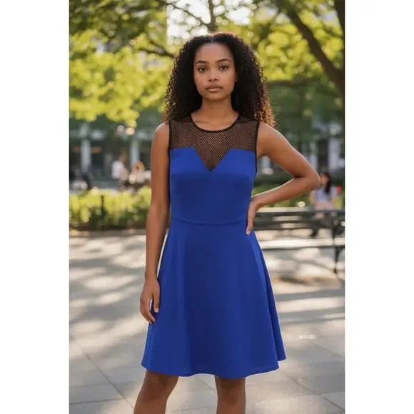 Blue Dress By Made for Impulse Size Small - Picture 6 of 6